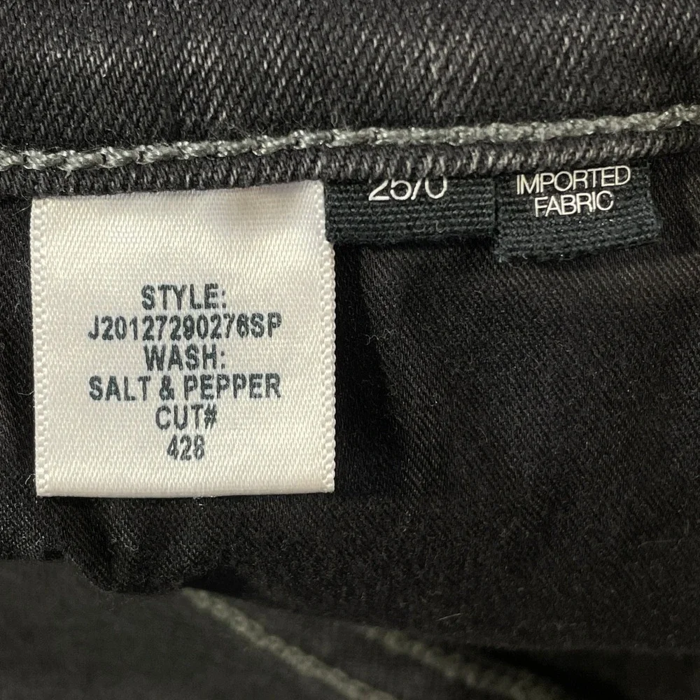 Veronica Beard Jeans Carly Kick Flare Womens 27 Black Raw Hem High Rise Washed - Picture 11 of 12